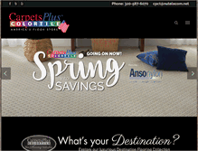 Tablet Screenshot of carpetspluscolortilehutchinson.com
